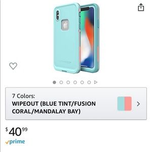 Iphone x Lifeproof Fre case